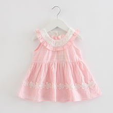Vestido de princesa para niñas pequeñas, ropa para niños, sin mangas, para niñas de 0 a 2 años 2024 - compra barato