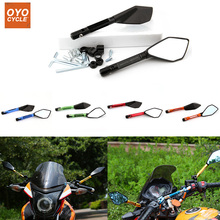 Pair 8mm 10mm CNC Aluminum Motorcycle Mirror Rearview Rear View Side Mirrors Motorbike Accessories For Harley Cafe Racer Scooter 2024 - buy cheap