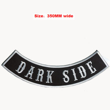 dark side rocker jacket for full back embroidery patch 350MM wide /iron on patch/patch on clothes/embroidery applique 2024 - buy cheap