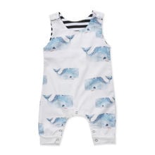 Summer Baby Rompers Cute Newborn Kid Baby Boy Girl Romper Jumpsuit Shark Outfits Set Clothes UK 2024 - buy cheap