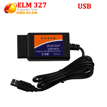 New Auto Code Reader OBD/OBDII OBD2 Scanner ELM327 USB Car Diagnostic Tool Interface V1.5 Version for Engine Fault Code 2024 - buy cheap