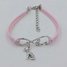 1pcs/lot Infinity Love 8 Bracelet Dalmatian Charm Pendant Women/Men Simple Bracelets/Bangles Jewelry Gift 15 Colors 2024 - buy cheap