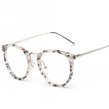 Óculos de armação redonda extragrande, armação de óculos feminino e masculino, armação transparente para óculos falso 8128 2024 - compre barato