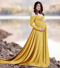 Women 2019 Maternity Dresses For Photo Shoot Long Maxi Dress Maternity Photography Props Cotton Pregnancy Dress Maternity Grown 2024 - buy cheap