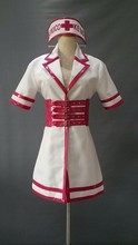 Disfraz SUPERSONICO para mujer, ropa de enfermera, mascarada de Halloween, color rosa y blanco, se puede personalizar, envío gratuito 2024 - compra barato