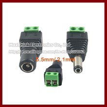 Conector macho y hembra DC Power Jack conector 5,5x2,1mm DC CCTV Cable de alimentación de la Cámara macho y hembra 100 pares, Envío Gratis 2024 - compra barato