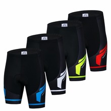 Pantalones cortos de ciclismo transpirables para hombre, ropa con relleno para bicicleta de montaña pro Team, color verde y rojo, 2019 2024 - compra barato