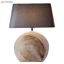 Nordic Wood Table Lamp Round Solid Wood Desk Lights for Living Room Bedroom Bedside Lamp Reading Home Lighting Fixtures Decor 2024 - buy cheap