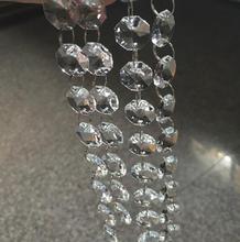 Cadenas de cuentas de cristal de 300 metros de envío gratuito para eventos de boda decoración de cuentas de cristal 2024 - compra barato