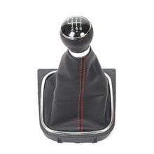 5 / 6 Speed Gear Shift Knob Lever Stick Head Handball Collar Boot Cover Case For Volkswagen VW Golf 6 MK6 / Jetta MK5 IV 2024 - buy cheap