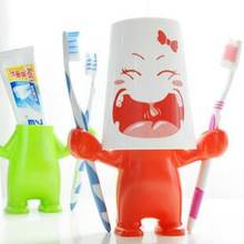 Hercules Love Earth Hour toothbrush Holder rinsing mug plastic seat frame + free toothbrush non-ceramic,Wholesale Cute 2023 - buy cheap