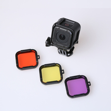 Gopro-filtro de lente para cámara de 5s, accesorios de cámara go pro hero 5, session Hero 4, uv, para buceo, Gopro Hero4s/4S HERO 5s, 3 uds. 2024 - compra barato