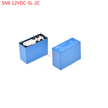 2PCS POWER relay SMI-12VDC-SL-2C 5a 250VAC/30VDC 8pin 12v realys 2024 - купить недорого