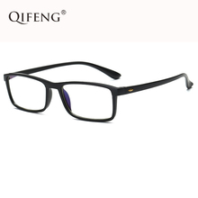 Очки для чтения QIFENG, мужские и женские очки с защитой от синего излучения, диоптрий, дальнозоркостью + 1,0 + 1,5 + 2,0 + 2,5 + 3,0 + 3,5 + 4,00 QF081 2024 - купить недорого