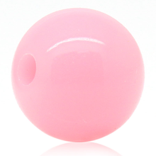Doreen Box hot-  Acrylic Spacer Beads Ball Round Pink 10mm Dia,Hole:Approx 2mm,200PCs (B27007) 2024 - buy cheap