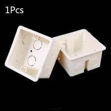 86X86 PVC Junction Box Wall Mount Cassette For Switch Socket Base Switch Bottom Box Electrical Box Accessories 2024 - buy cheap