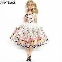 Flower Costume One-piece Dress For Barbie Doll 1/6 Fashion Party Dress Clothes For 1/6 BJD Dolls Accessories Kids Toy 2024 - buy cheap