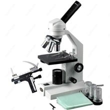 Student Compound Microscope--AmScope Supplies 40X-400X Student Compound Microscope with Mechanical Stage 2024 - buy cheap