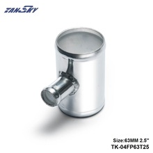 Tubo de aluminio de 2,5 "a 2,5", 63mm a 63mm, forma de T, para Ford F250, 6.0L, TK-04FP63T25 doble diésel, 25mm, BOV 2024 - compra barato