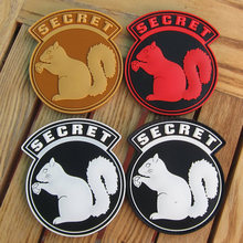 Top Secret Squirrel Military Tactical Morale 3D PVC patch Badges 2024 - buy cheap