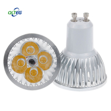 Foco de bombilla LED para lámpara de alta potencia GU10, 4W, 10 unidades por lote, blanco cálido/Natural/blanco frío, para iluminación de jardín y Casa, envío gratis 2024 - compra barato