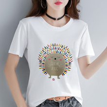 Anmail-Camiseta con estampado kawaii de sección delgada para mujer, ropa hipster para mujer, camisetas Harajuku, ropa 2019 2024 - compra barato