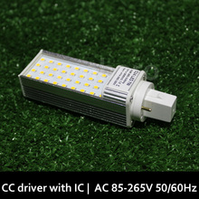 Lámpara de luz led g24 pl, 5W, 7W, 9W, 10W, 11W, 12W, calibre Blanco, Bombillas PL, SMD2835, 5730, 5050, 110V/220V, 85-265V 2024 - compra barato