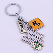 Game Grand Theft Auto Vice City Key Chain Alloy Keychain Accessories Pendant Key Ring Charms Keychains for Ladies 2024 - buy cheap