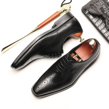 Mens formal shoes Genuine leather dress oxford shoes for men dressing wedding business office shoes tassel male men shoes 2020 2024 - buy cheap