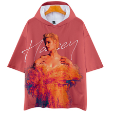 Halsey 3d impresso com capuz camisetas femininas/masculinas moda verão manga curta tshirts 2019 venda quente hip hop casual streetwear roupas 2024 - compre barato