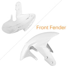 Unpainted Motorcycle Front Fender Mudguard Splash Extension Fairing Cover For Suzuki GSXR1000 2009-2012 & GSXR 600 750 2011 2024 - buy cheap