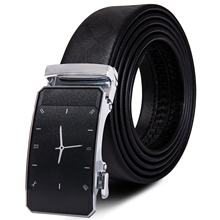 BK-2101 Barry.Wang Watch Designer Automatic Buckle Men Belts Genuine Cowhide Leather Strap Belts For Men Gifts Business Party 2024 - buy cheap