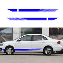 Universal Side Skirt Sticker Vehicle Decals Stripe Wraps Body Stickers Vinyl Car Styling 1 pair（L+R） 2024 - buy cheap