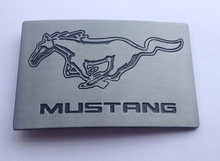 Cinto de fivela de cinto com acabamento prata SW-B1125 Mustang para 4 cm wideth encaixar no cinto com estoque contínuo 2024 - compre barato