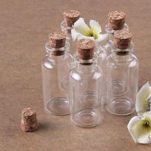 4-20ml Mini Wishing Bottle Tiny Small Empty Clear Cork Glass Bottles Vials For Wedding Favors Holiday Decoration Jars Containers 2024 - buy cheap