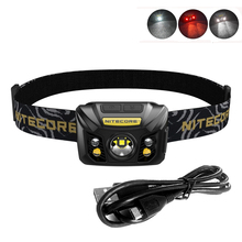 NITECORE NU32 USB Rechargeable headlight CREE XP-G3 S3 max 550 lumen lightweight red light headhead with built-in battery 2024 - buy cheap