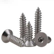 1pcs M10 Stainless Steel Countersunk Head Hexagonal Self Tapping Screw Flat Head Screws bolt bolts 80mm-120mm length 2024 - buy cheap