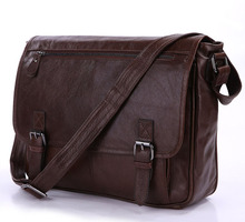 Bolsa mensageiro masculina nesitu de couro de vaca genuíno, bolsa de ombro vintage com café # m7022l 2024 - compre barato