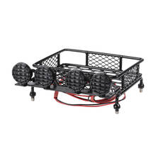 Roof Rack Luggage Carrier & Light Bar for 1/10 Monster Truck RC Car Crawler TAMIYA CC01 CR01 AXIAL SCX10 RC4WD REDCAT 2024 - buy cheap