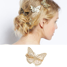 Shuangshuo Golden Butterfly Hair Clip Headband Hair Accessories Headpiece Hairpins Hair Accessories Cute Causual Party Wear Gift 2024 - buy cheap