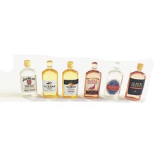 1:6 1:12 Scale Dollhouse Miniature 6pcs Whisky Drinks Wine Bottles Model Mini Kitchen Pretend Play Doll Food Toy 2024 - buy cheap