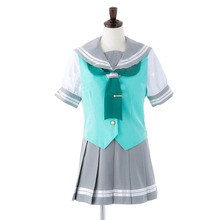 2017 Love Live! Sunshine!! Aqours Matsuura Kanan Ohara Mari JK School Uniforms Cosplay Costume 2024 - buy cheap