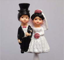 Newest Fat/buxom/chubby Bride & Groom Wedding Cake Topper Couple  Figurines for cake decorations bride  bouquet decorations 2024 - buy cheap