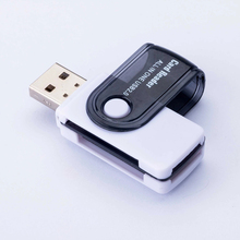5pieces / bags Wholesale Fashion 3-In-1 Aluminum Memory Card Reader smart For MicroSD,SD,TF,MS Duo,MS PRO Card Readers USB2.0 2024 - buy cheap