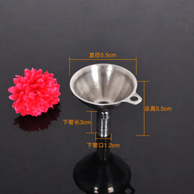 Stainless steel funnel extra small pot of small caliber liquid pouring small oil funnel 5.5 CM 2024 - buy cheap