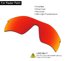 SmartVLT Polarized Sunglasses Replacement Lenses for Oakley Radar Path - Fire Red 2024 - buy cheap