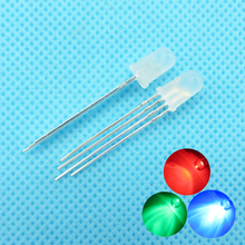 5mm LED Diffused Foggy Multicolor 4pin Common Cathode RGB Light Emitting Diode Lamp Bead  Round  Plug-in DIY Kit  50 pcs/lot 2024 - buy cheap