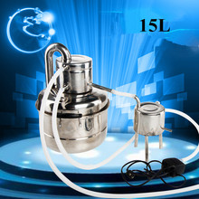 2016 NEW! DIY Moonshine Stainless Steel 15 Litre Alcohol Distillation Boiler Home Wine Brewing Equipment 2024 - buy cheap