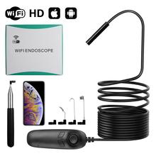 Pripaso 1200P HD Semi-Rigid Wireless Endoscope 8 LED Adjustable WiFi Endoscope IP68 Waterproof 2.0MP Endoscope Camera For Phone 2024 - buy cheap