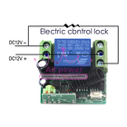 Sistema de controle remoto sem fio 1 receptor e 3 transmissores, 100m, 1 canais, 4 relés, 12v, código fixo, saída, 315/433mhz, ajustável - especificações